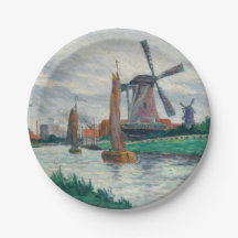 Molinos de viento en Holanda (Países Bajos)