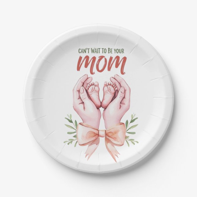 Plato De Papel Mom (Anverso)