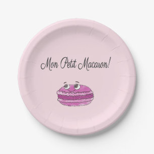 Plato De Papel Mon Petit Macaron