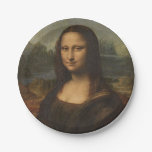 Plato De Papel Mona Lisa Leonardo Da Vinci