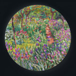 Plato De Papel Monet - El jardín de Iris en Giverny<br><div class="desc">El famoso cuadro de Claude Monet,  The Iris Garden at Giverny.</div>