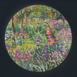 Plato De Papel Monet - El jardín de Iris en Giverny<br><div class="desc">El famoso cuadro de Claude Monet,  The Iris Garden at Giverny.</div>