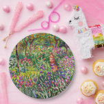 Plato De Papel Monet - El Jardín del Iris en placas de papel Give<br><div class="desc">El famoso cuadro de Claude Monet,  The Iris Garden at Giverny.</div>