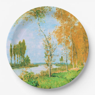 Plato De Papel Monet - La Primavera en Argenteuil,