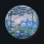 Plato De Papel Monet - Lilies de agua, 1919<br><div class="desc">Claude Monet 1919 pintura,  Water Lilies</div>