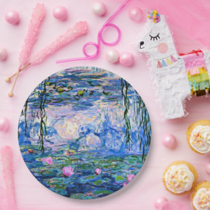 Plato De Papel Monet - Lilies de agua, 1919,