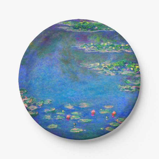 Plato De Papel Monet Water Lilies 1906 (Anverso)
