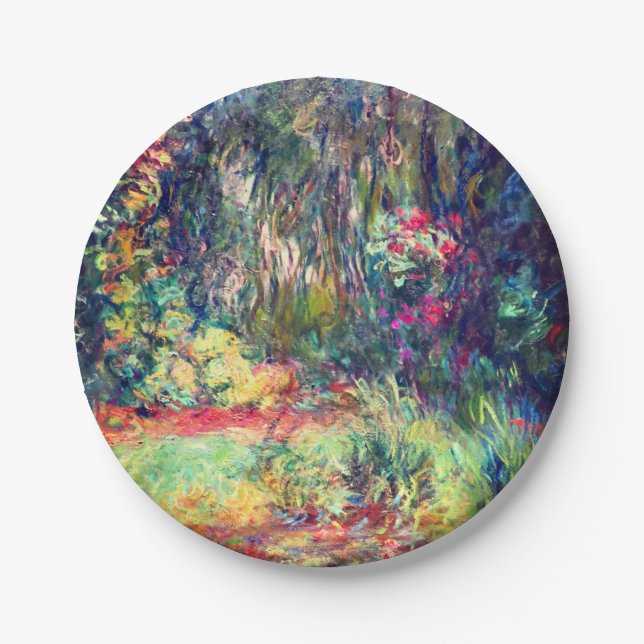 Plato De Papel Monet Water Lily Pond (Anverso)
