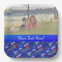 Monograma personalizado de la fiesta de cumpleaños