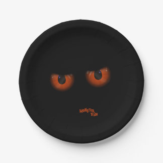 Plato De Papel Monster Bash Halloween