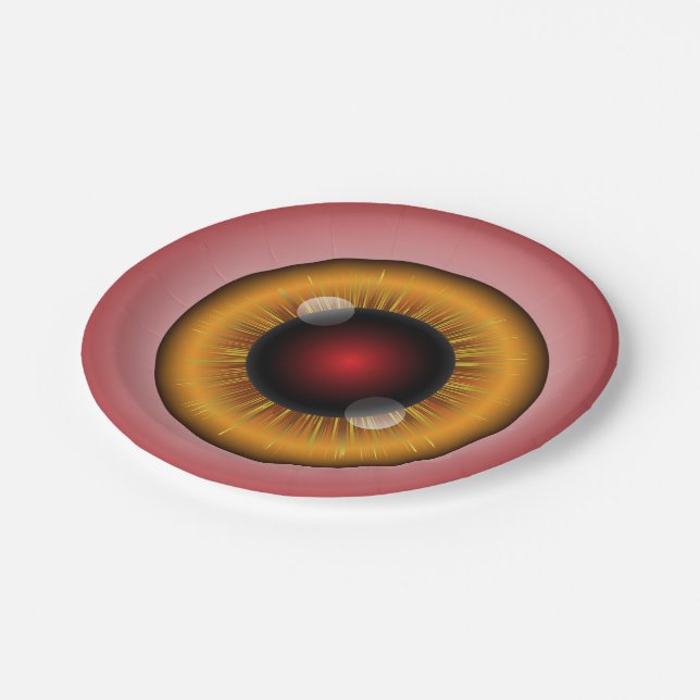 Plato De Papel Monster Eyeballs (Angular)