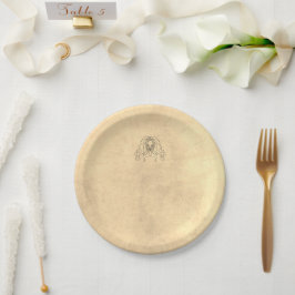 Plato De Papel monster lion medieva