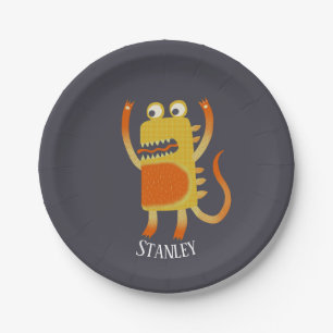 Plato De Papel Monster Stanley Custom Name