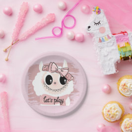 Plato De Papel Monstruo Adorable - Whimsical
