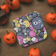 Monstruo de Garabato Oscuro de Dibujos Animados