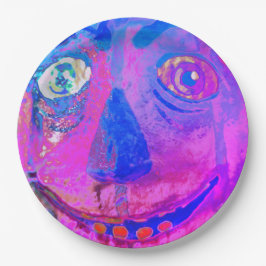 Plato De Papel ¡Monstruo de luna!