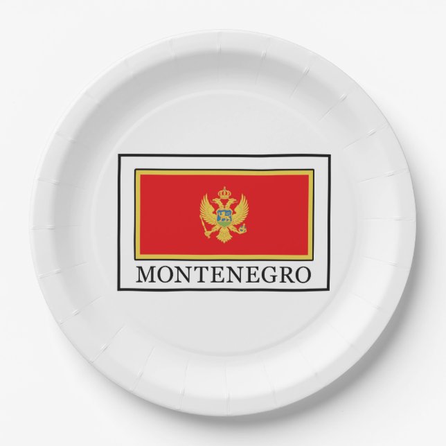 Plato De Papel Montenegro (Anverso)