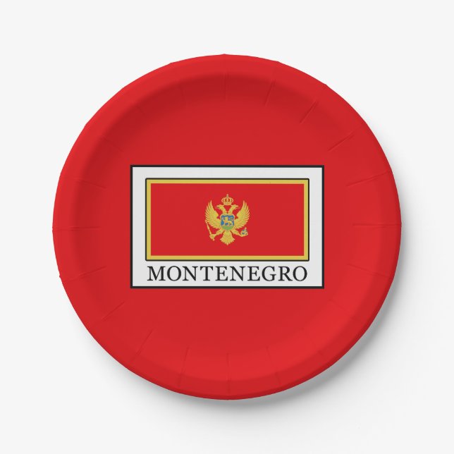 Plato De Papel Montenegro (Anverso)