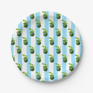 Plato De Papel Montones de cal