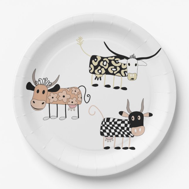 Plato De Papel Moo (Anverso)