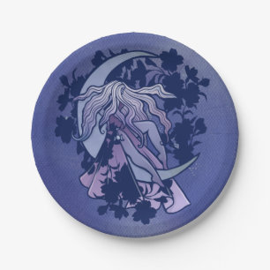 Plato De Papel Moon Goddess MoonChild