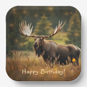 Plato De Papel Moose guapo