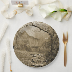 Plato De Papel Morning Mist