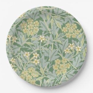 Plato De Papel Morris Vine & Jasmine Garden Flower Classic