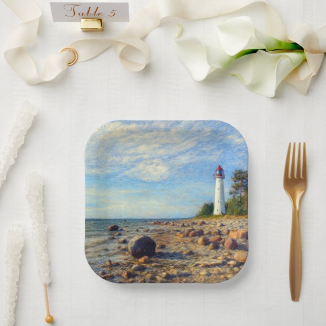 Plato De Papel Mortalidad de Vormsi (Boda)