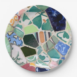 Plato De Papel Mosaicos de la Guela del Parque