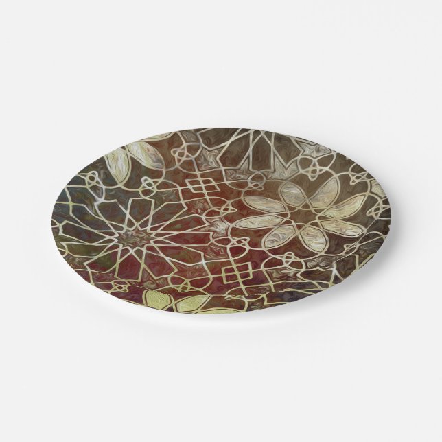 Plato De Papel Mosaicos místicos II (Angular)