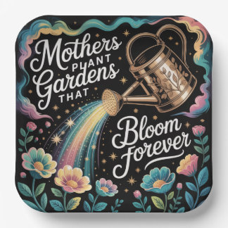 Plato De Papel Mothers Plant Gardens That Bloom Forever