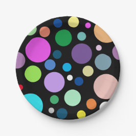 Plato De Papel motif rond