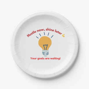 Plato De Papel Motivación de éxito