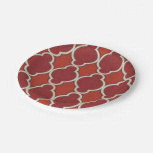 Plato De Papel Motivos de mercado VII