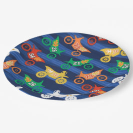 Plato De Papel Motorama Dirt Bikes