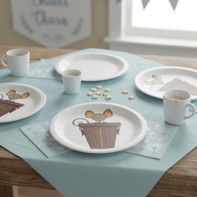 Plato De Papel Mouse de la iglesia (Subido por el creador)