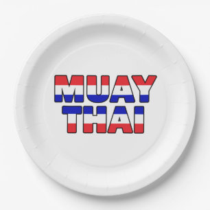 Plato De Papel Muay Thai