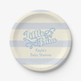 Plato De Papel Muchacho Baby Shower, placas de papel