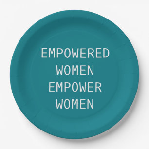 Plato De Papel Mujeres empoderadas empoderan a Guay RBG