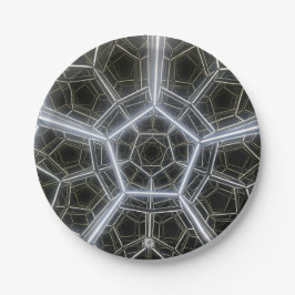 Plato De Papel Multidimensional de Sci-Fi