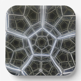 Plato De Papel Multidimensional de Sci-Fi