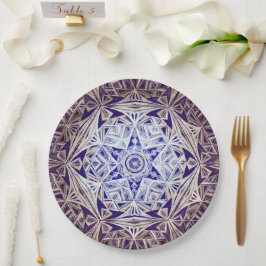Plato De Papel Mundo de Cristal