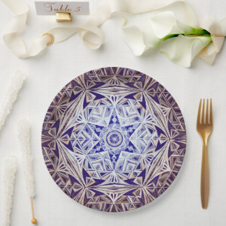 Plato De Papel Mundo de Cristal