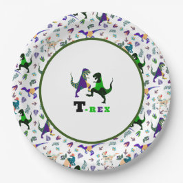 Plato De Papel Mundo Jurásico