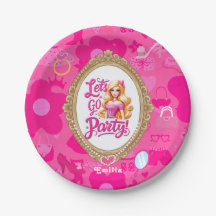 Muñeca Girly rosa Retro Vamos Fiesta Cumpleaños