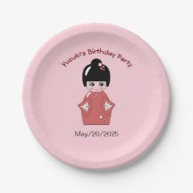 Muñeca Kokeshi - cumpleaños personalizado