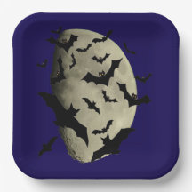 Murciélagos de Halloween y Luna Embrujadora