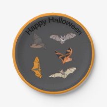 Murciélagos Espeluznantes Feliz Halloween