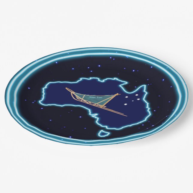 Plato De Papel Mushing Down Under (Angular)